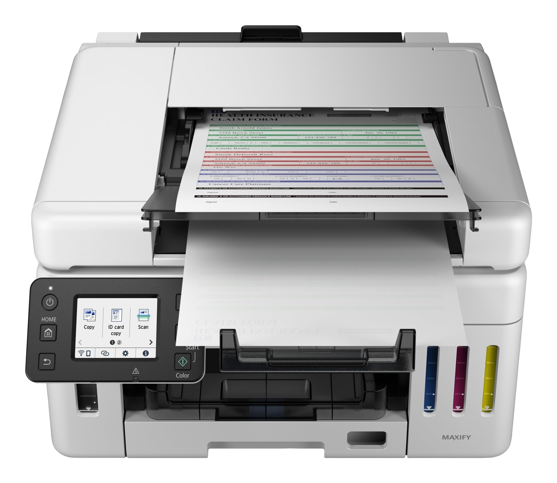 Canon MAXIFY GX6550 – Farbtintenstrahl-Multifunktionsdrucker, A4, 3-in-1, Duplex, ADF, WLAN/LAN, AirPrint