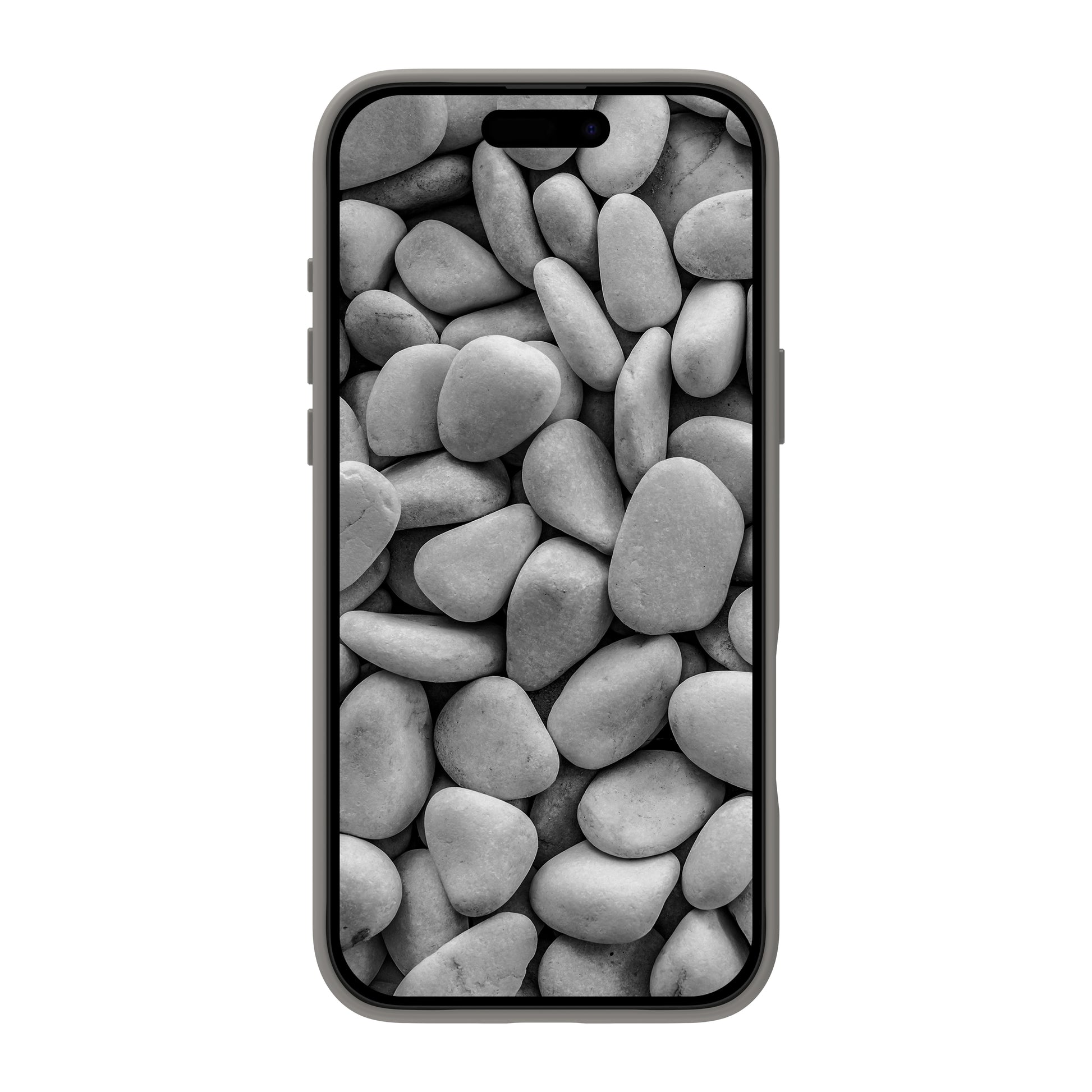 dbramante1928 Roskilde MS ICON Backcover – für Apple iPhone 17 Pro Max, MagSafe, Kunststoff, Grau, River Stone