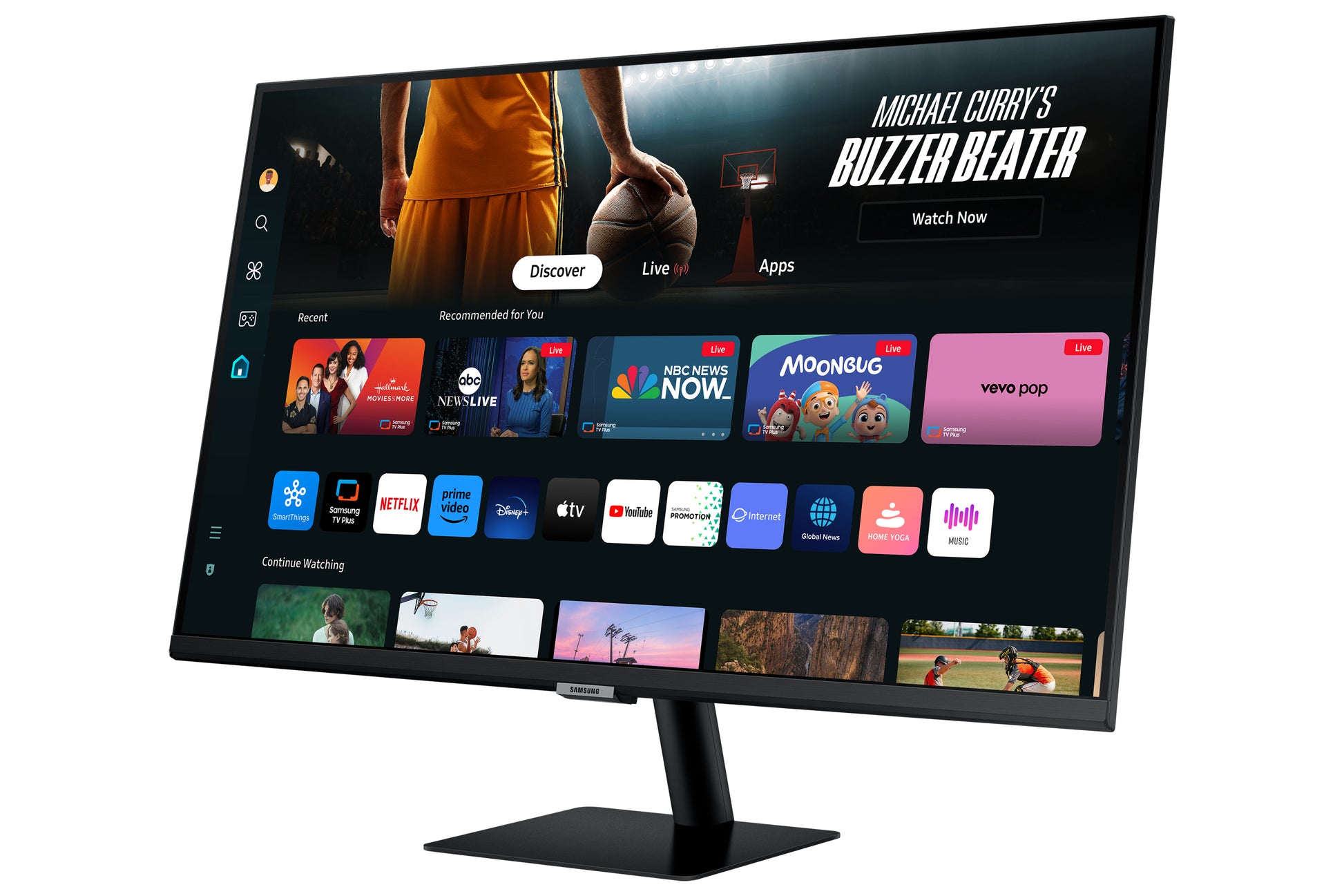 Samsung M70D – 32", 3840 × 2160 (4K), VA, USB-C 65 W, HDR10