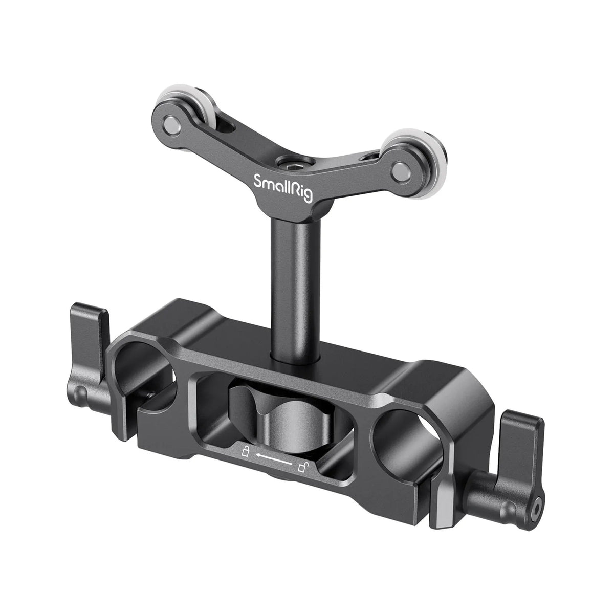 SmallRig 2727 Objektivstütze 15 mm LWS – Aluminium, Schwarz