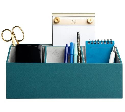 Exacompta Schreibtisch Organizer – für Notizbücher und Tablets – 280 × 150 × 115 mm