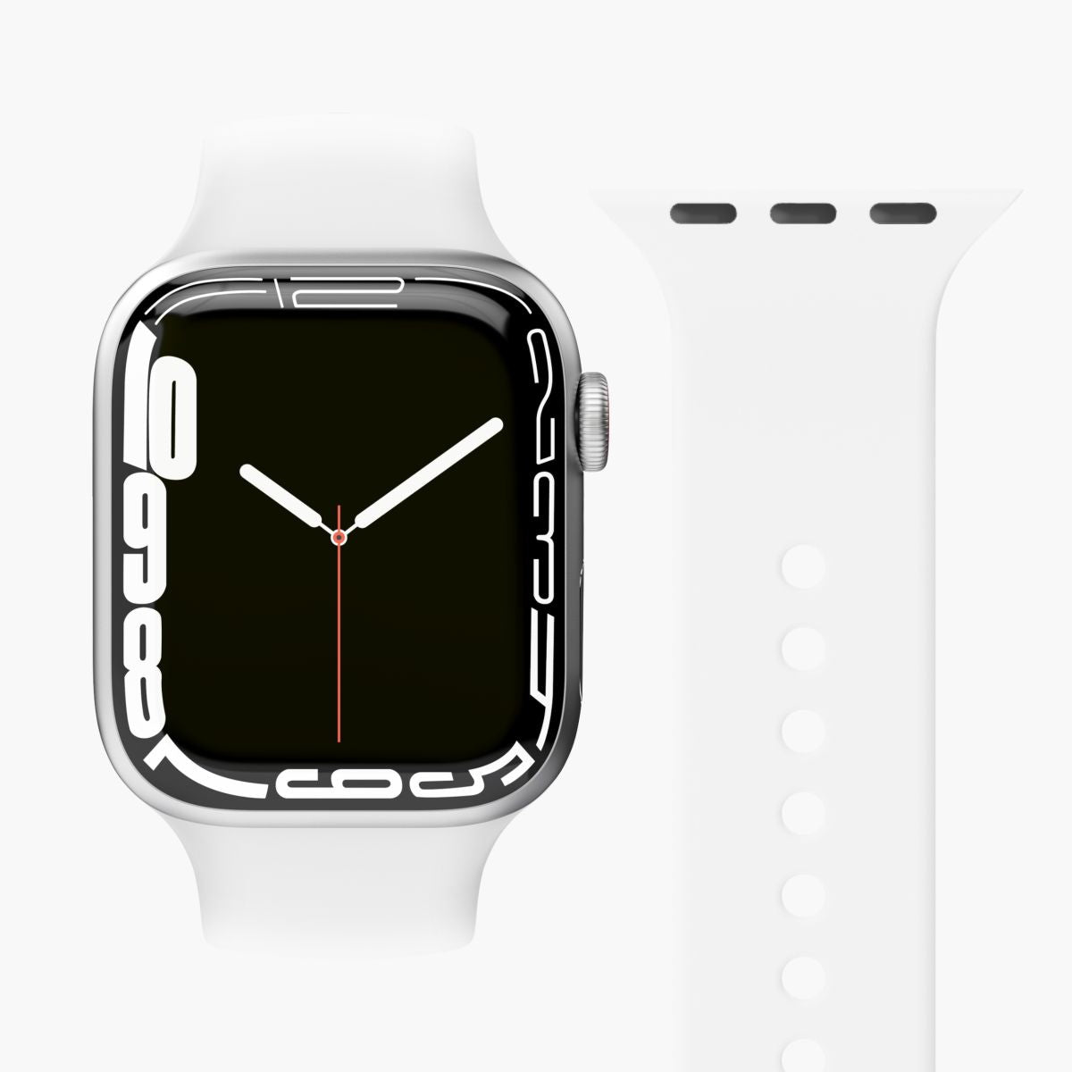 Vonmählen Silicon Loop 2 – Weiss, für Apple Watch