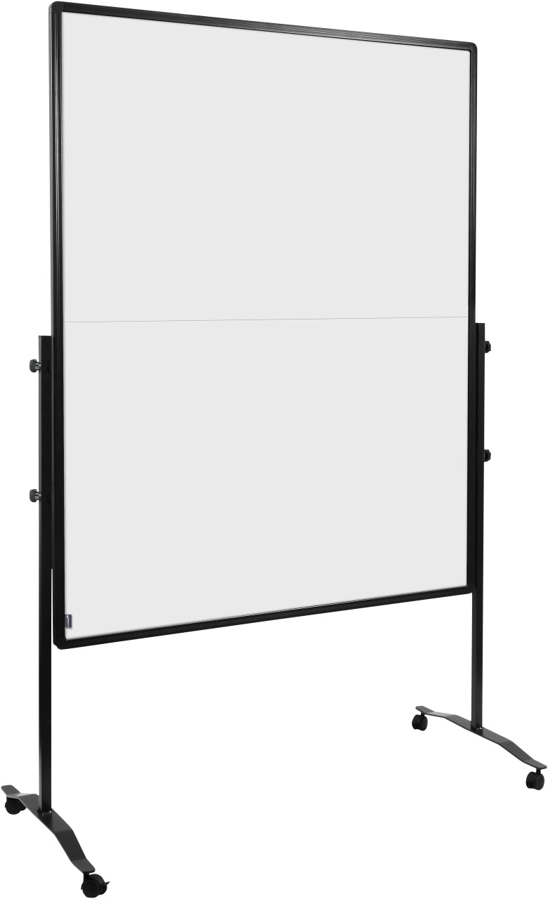 Legamaster Moderationswand Premium Plus – Papier/Karton, mit Rollen, doppelseitig – 120 × 150 cm – weiss