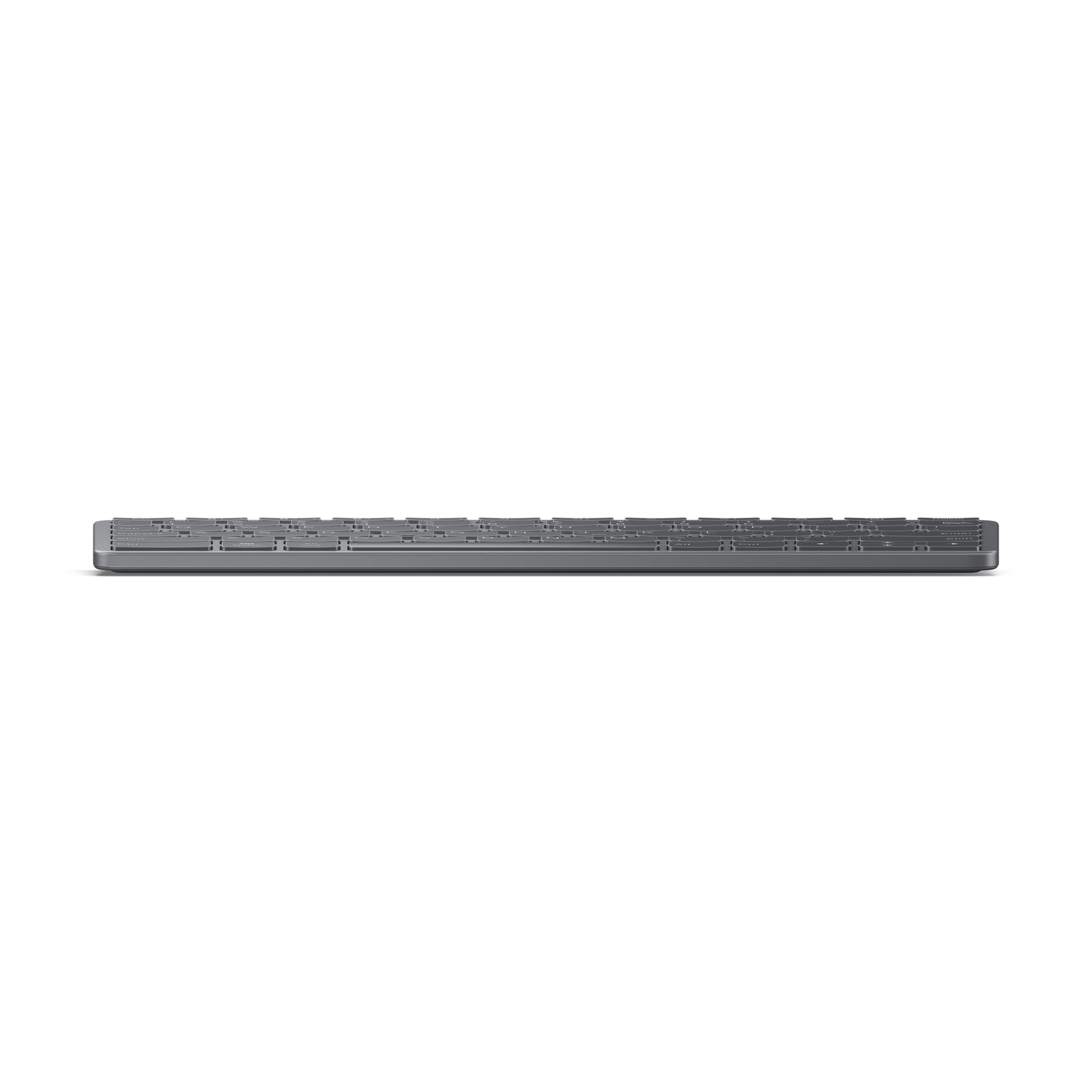 Lenovo Tastatur – kabelgebunden & Bluetooth – USB-C – QWERTY (US-INT) – ohne Ziffernblock – Grau