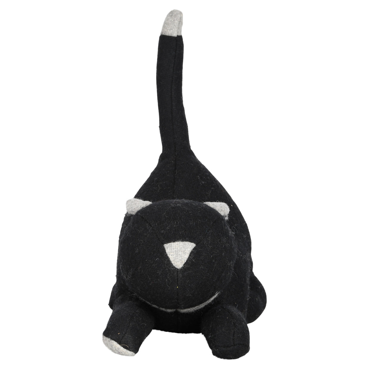 Esschert Design Türstopper – Filz/Marmor/Polyester – Schwarz – Ø 260 × H 270 mm