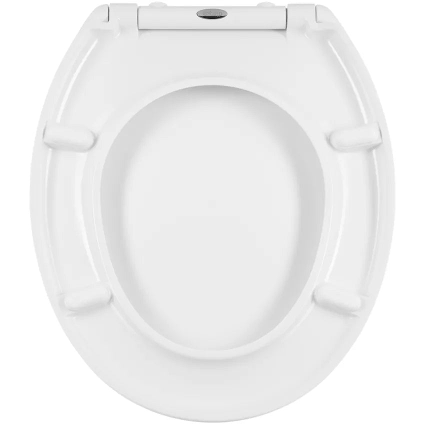Diaqua Martano – WC-Sitz – Duroplast, weiss, mit Deckel, 37,6 × 45,1 cm