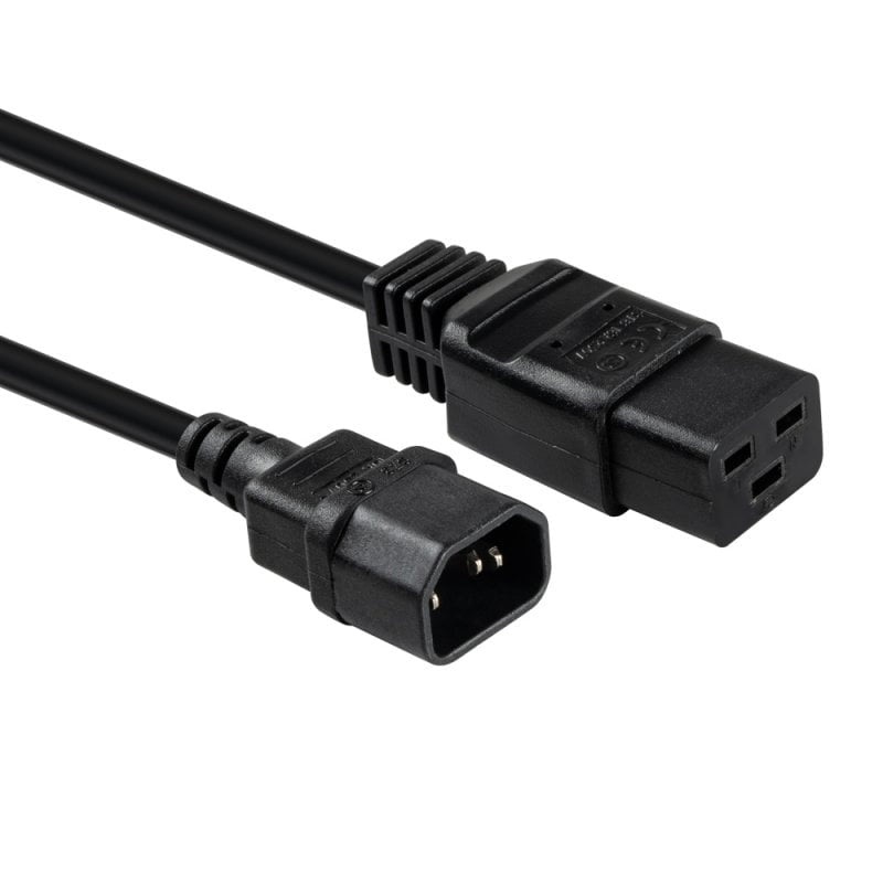 Lindy Netzkabel – IEC C14 zu IEC C19, 1 m, 250 V, schwarz