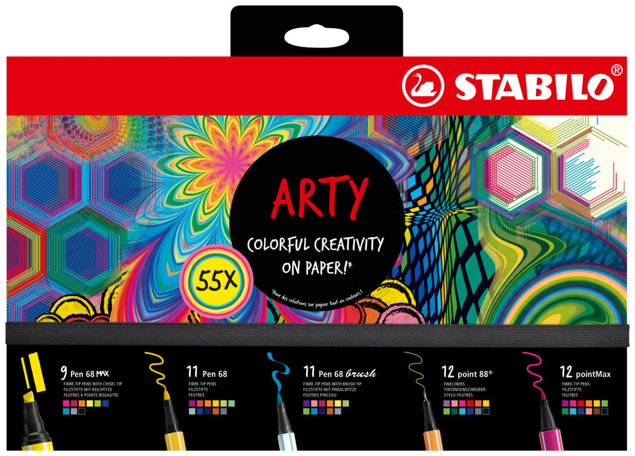 Stabilo Fineliner – 55er-Set – sortiert