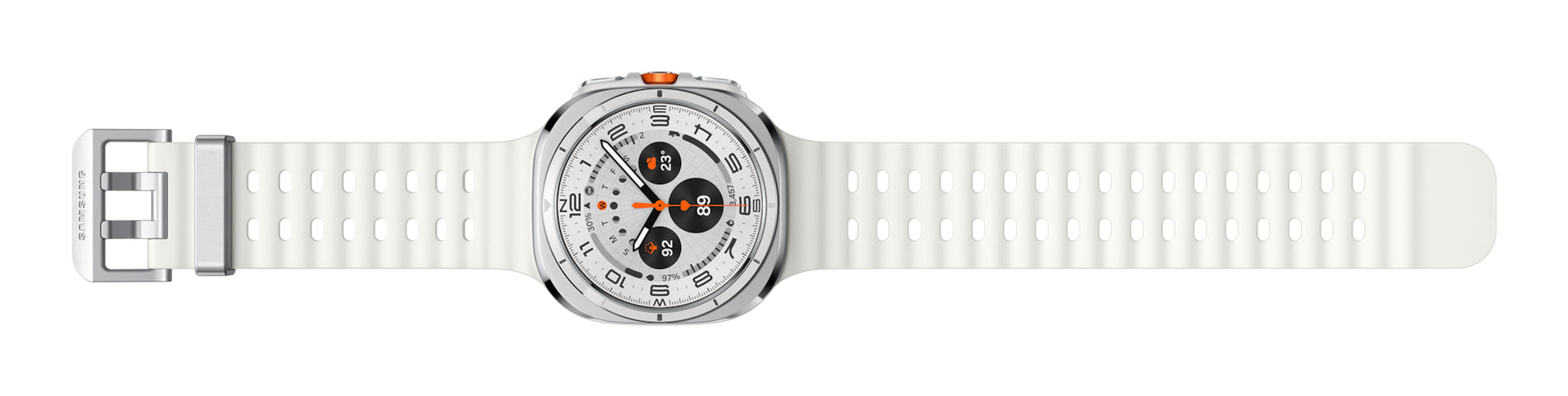 Samsung Galaxy Watch Ultra – Smartwatch – 47 mm, 1,5", LTE, AMOLED, Saphirglas, IP68, Titan Weiss