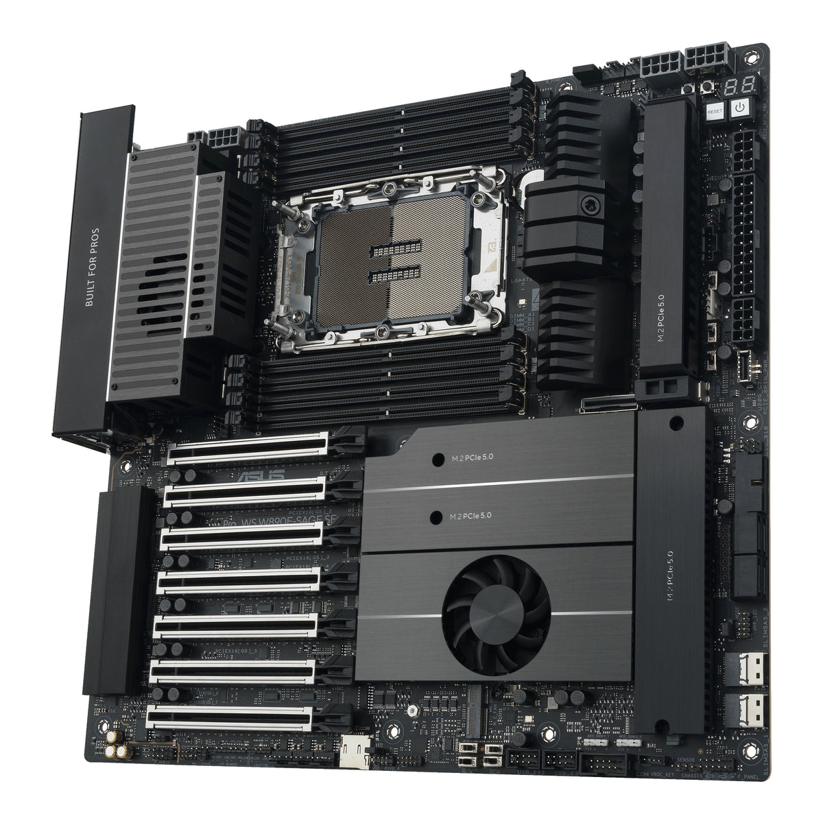 ASUS PRO WS W890E-SAGE SE – Mainboard – LGA 4710-2, Intel W890, EEB, DDR5, 8× DIMM