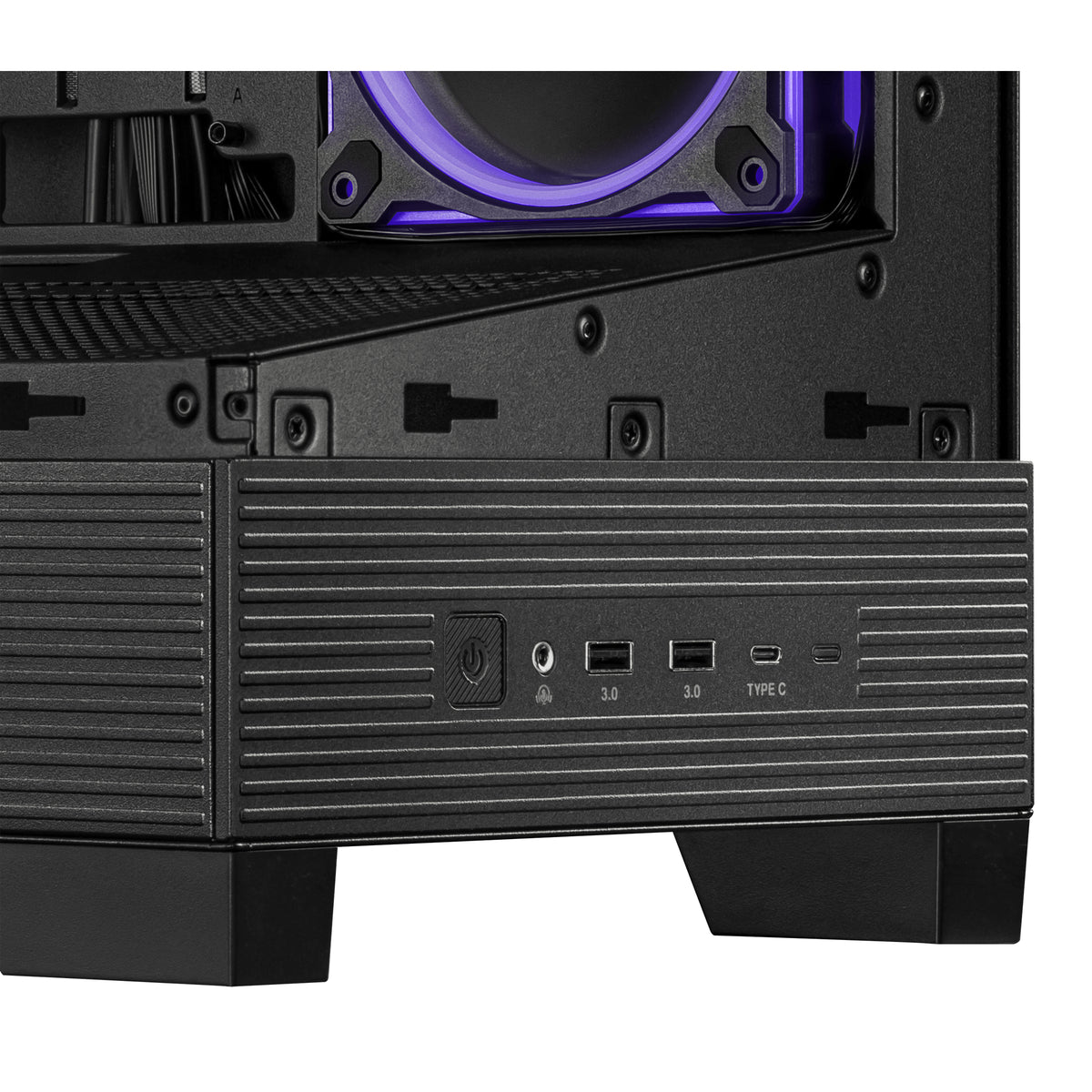 ASUS A31 PLUS TG – PC-Gehäuse (Mid-Tower) – Schwarz, ARGB, Seitenfenster, 3×120 mm + 1×120 mm, 238×511×435 mm