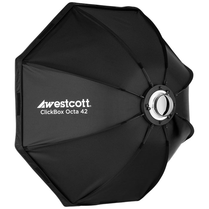 Westcott ClickBox Octa 42 Softbox – 42" (1067 × 464 mm) – Nylon, Schwarz
