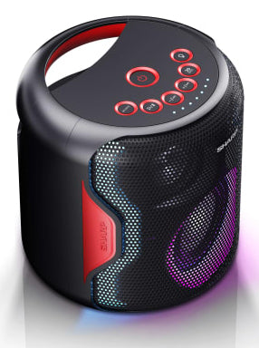 Sharp PS921BK – Bluetooth-Lautsprecher – 69 W, IPX5, 14 h, Schwarz