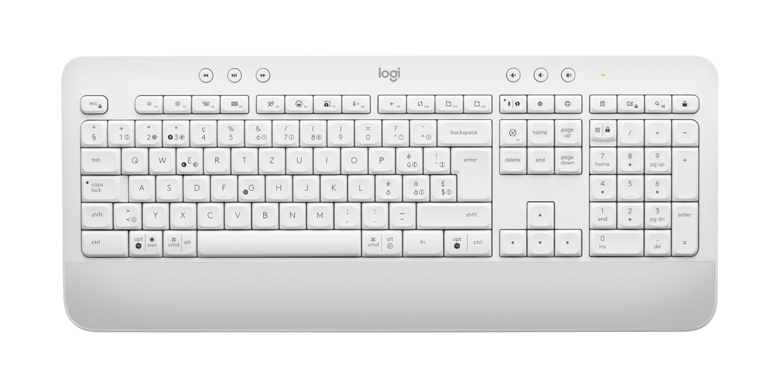 Logitech MK650 for Business – Tastatur- und Maus-Set – Bluetooth & 2,4 GHz (Logi Bolt) – QWERTZ (CH) – Weiss