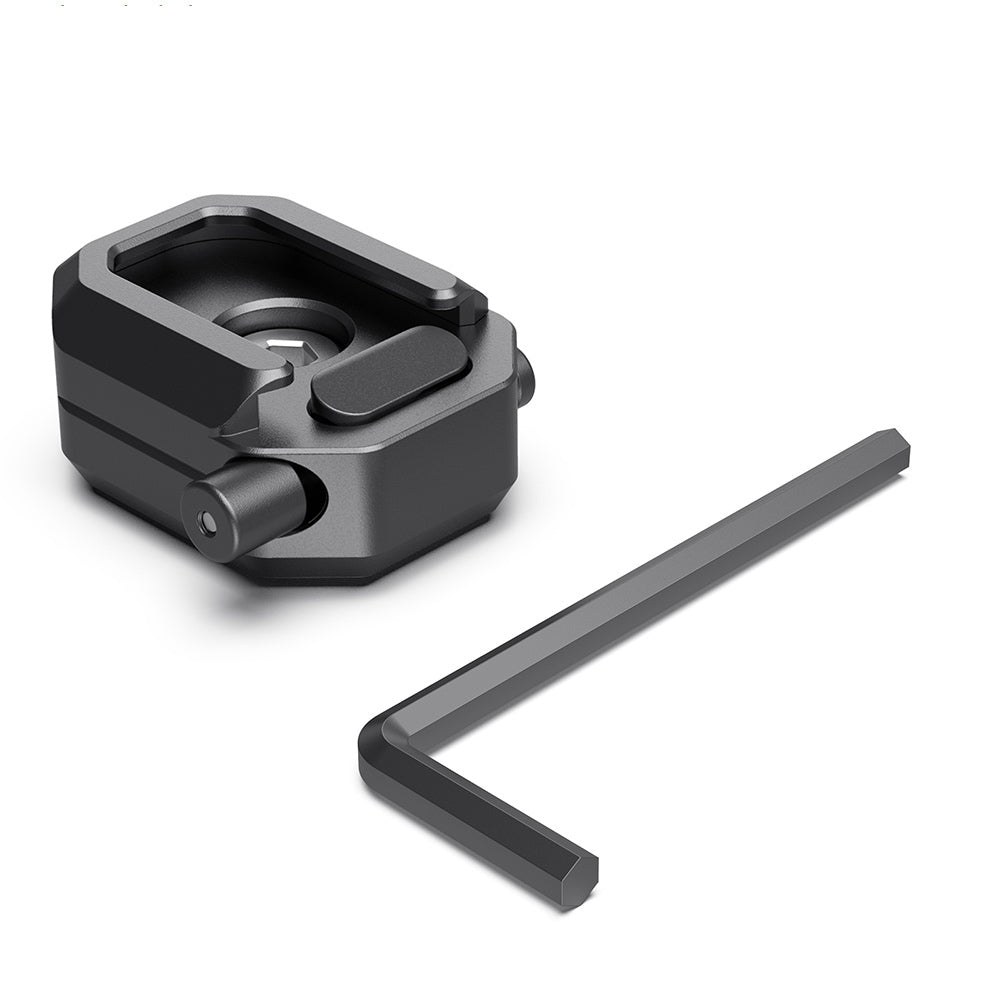 SmallRig 2797 Zubehörschuh-Befestigung – Aluminium, 1/4"-20 Gewinde, 33,3 × 30 × 15 mm