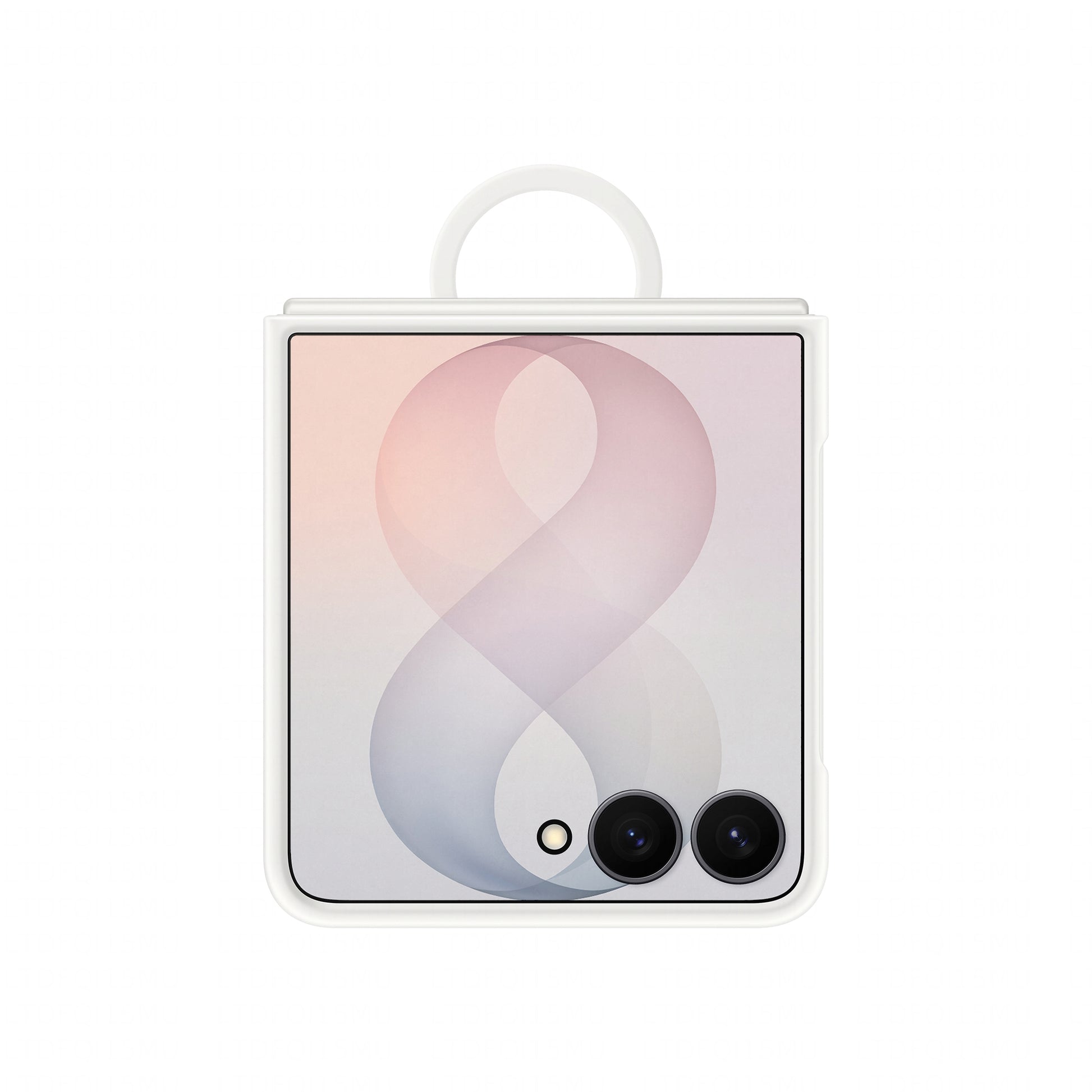 Samsung Sili Ring Backcover – für Samsung Galaxy Z Flip8, Silikon, Creme