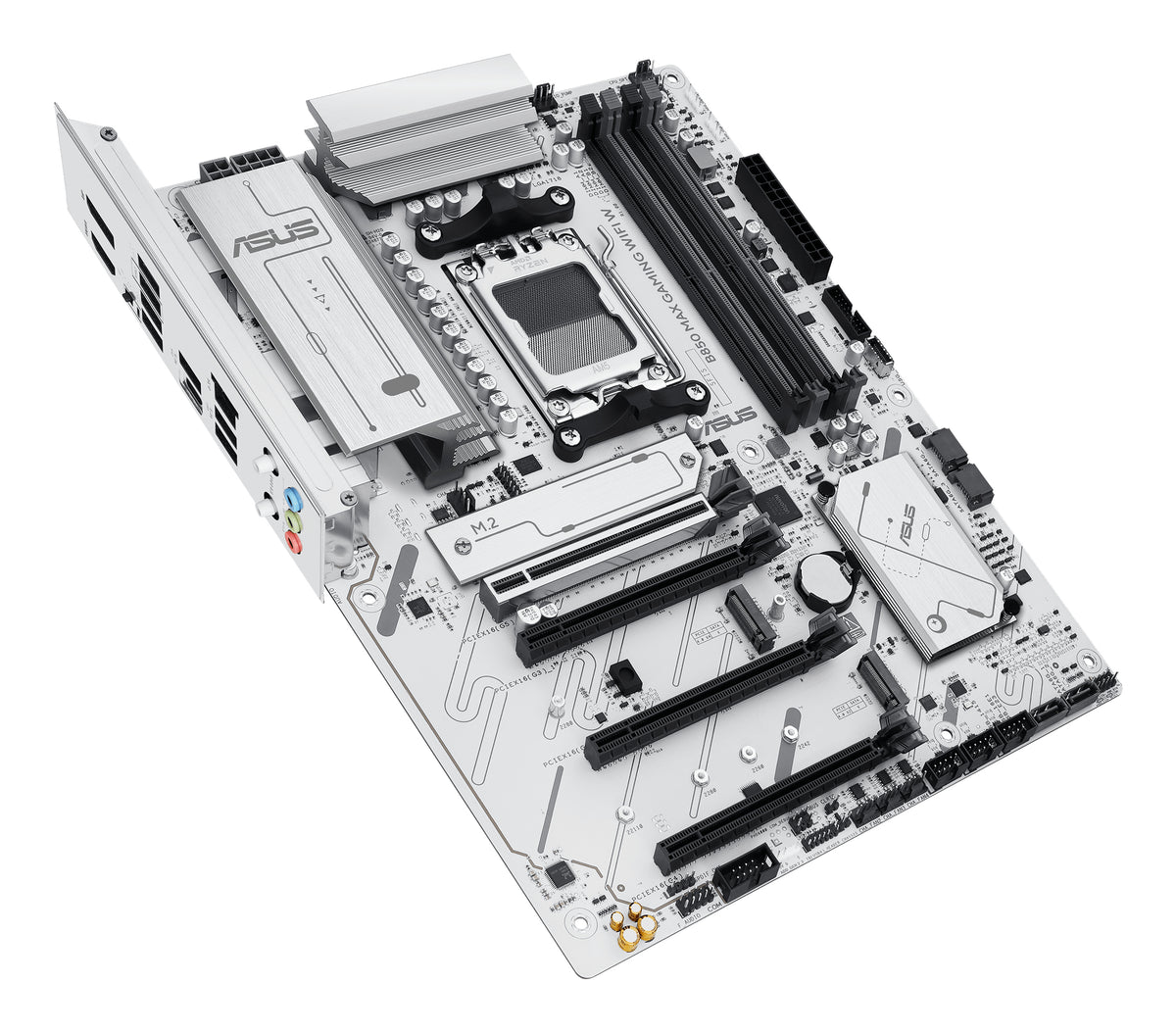 ASUS B850 MAX GAMING WIFI W – Mainboard – Sockel AM5, AMD B850, ATX, DDR5