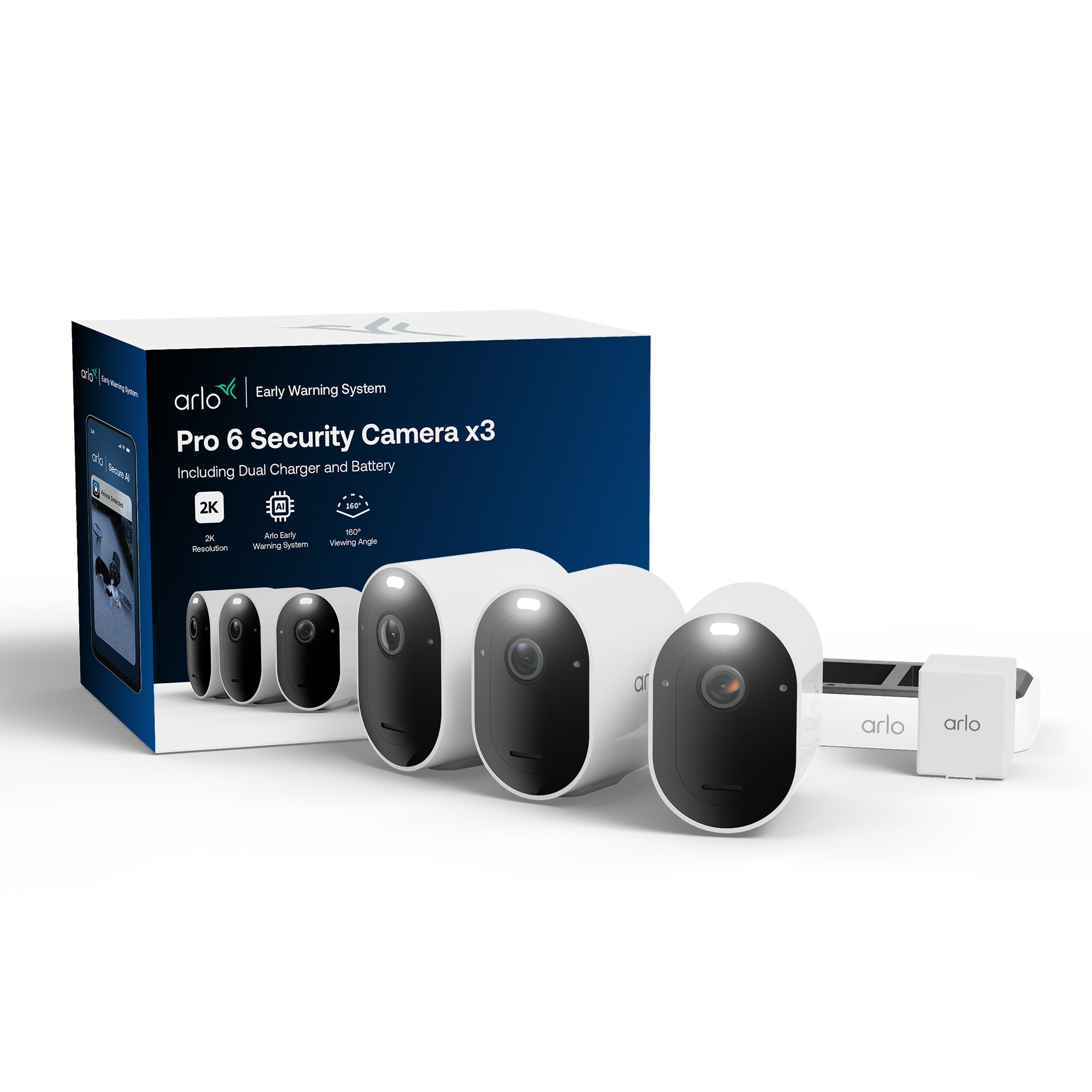 Arlo Pro 6 – 4MP – IR 5 m – WLAN – IP65