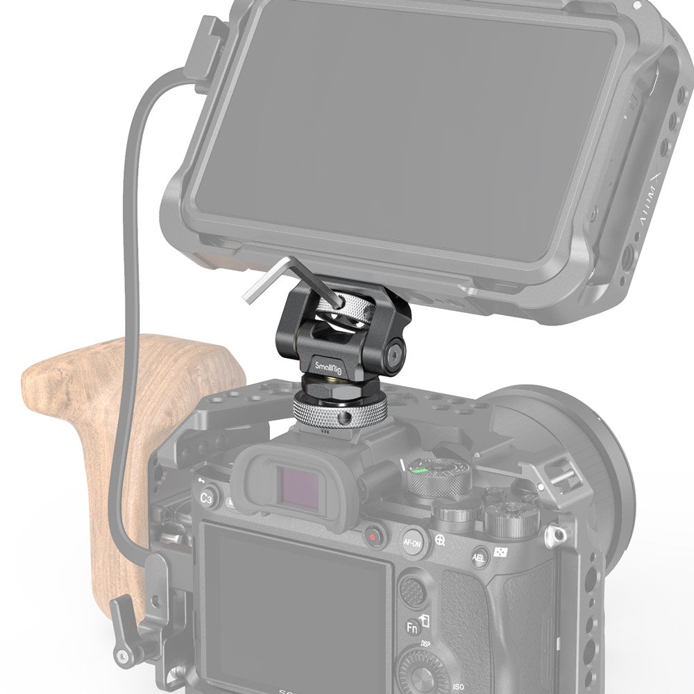 SmallRig 2905 Monitor-Halterung – für SmallHD Focus, SmallHD Focus OLED, SmallHD UltraBright und andere – Schwarz