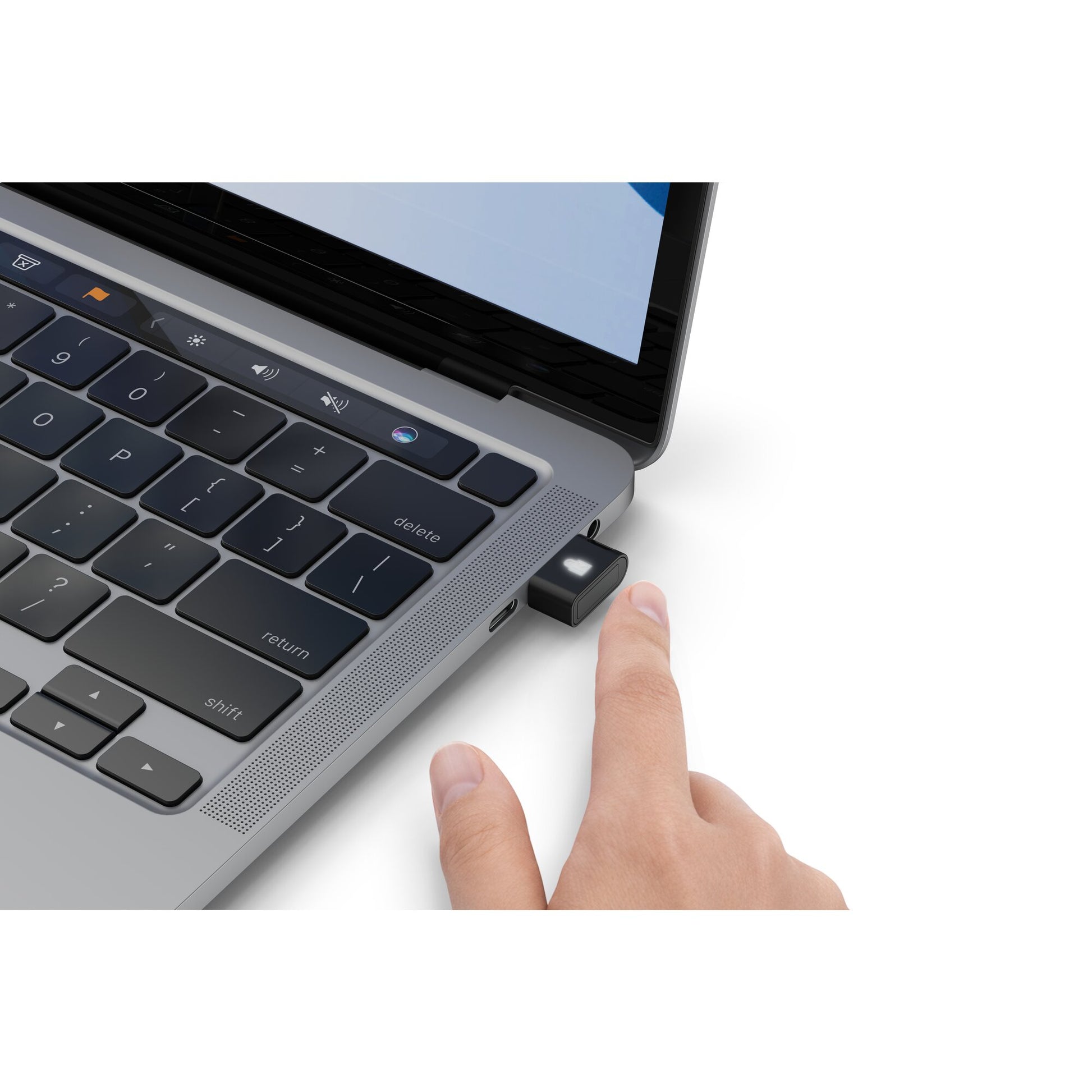 Kensington USB-Adapter (USB-C) – Fingerabdruck-Sicherheitsschlüssel (FIDO2) – für Windows