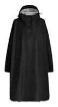 Reisenthel mini maxi Regenjacke – Einheitsgrösse – Schwarz, Polyester, mit Kapuze, wasserfest