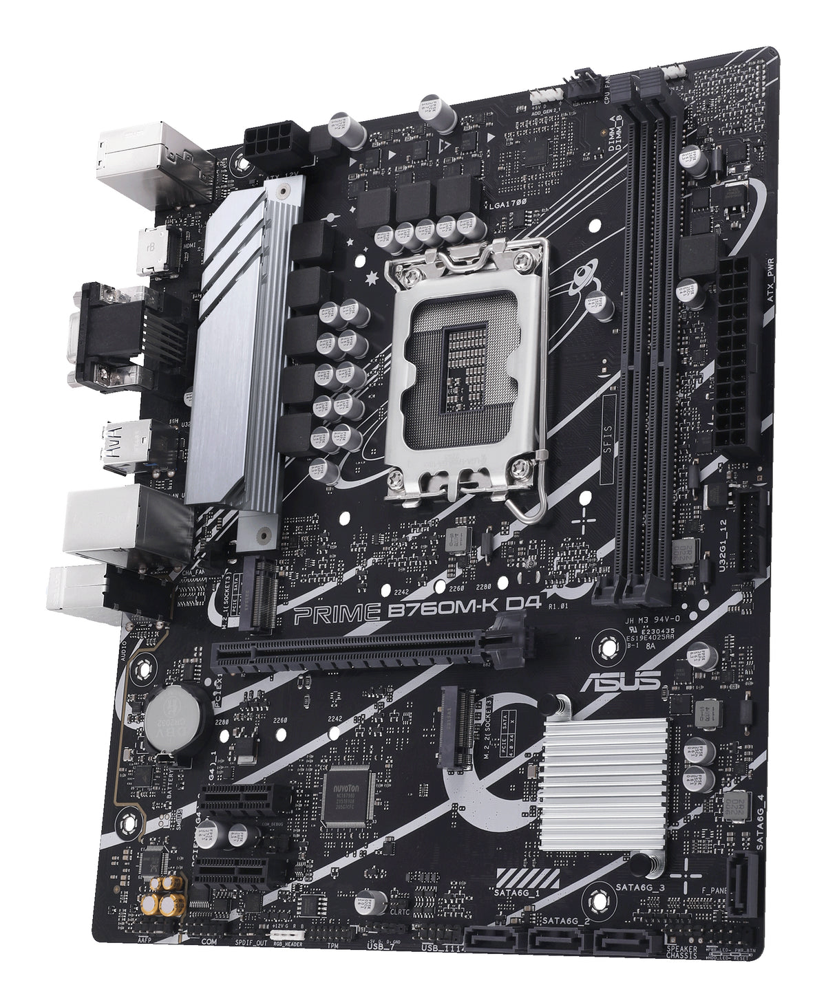 ASUS PRIME B760M-K D4 – Mainboard – LGA 1700, Intel B760, mATX, DDR4
