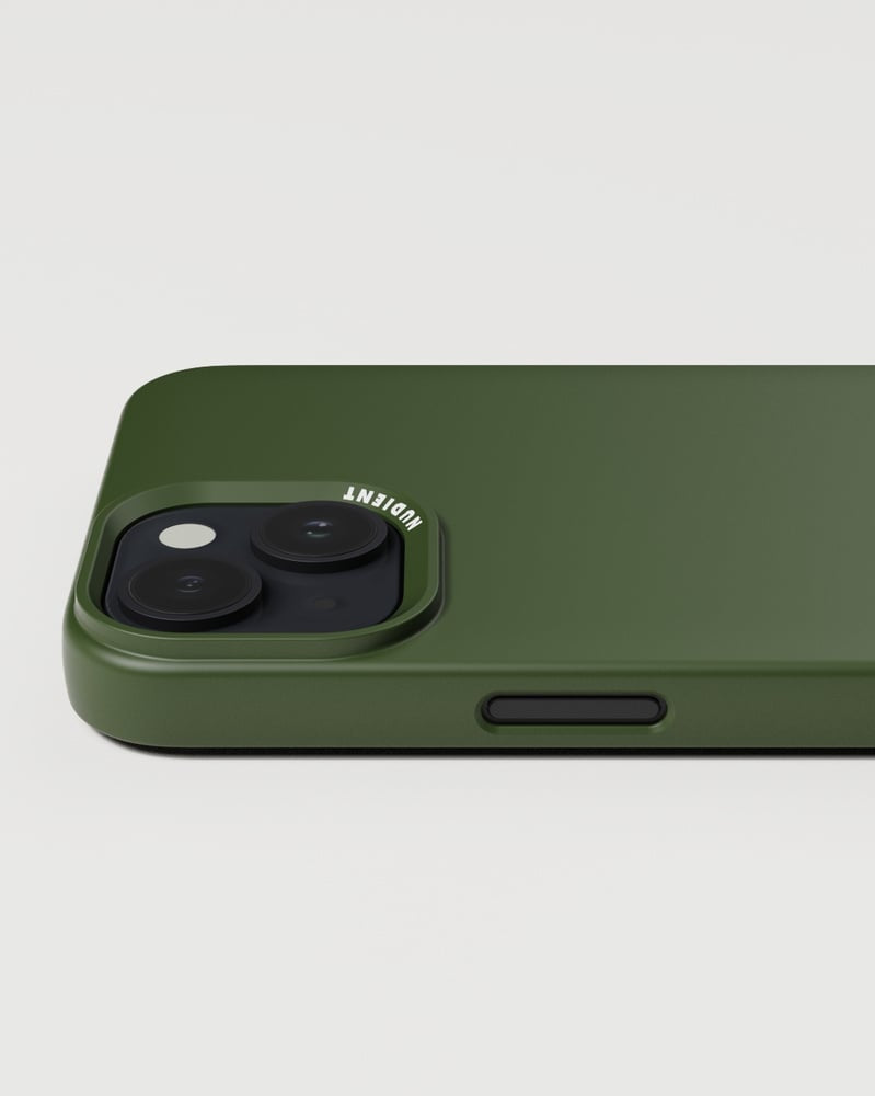Nudient – Backcover – für Apple iPhone 15 Plus – grün – MagSafe-kompatibel