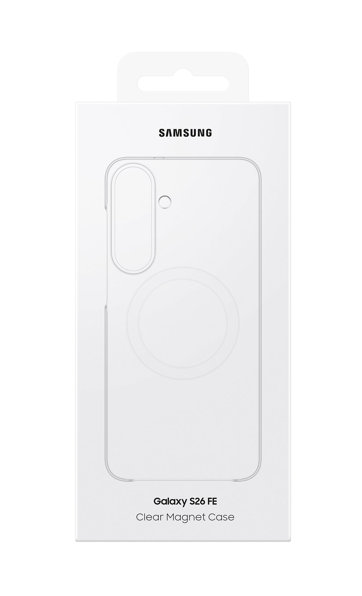 Samsung Clear Magnet Backcover – für Samsung Galaxy S26 FE, TPU, Transparent, bis 1 m sturzsicher