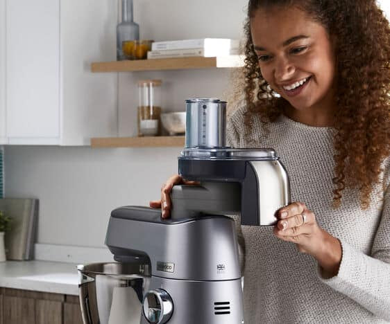 Kenwood Raffel-Aufsatz AT340 – 17,5 × 20,5 × 22 cm, für Chef-Modelle, z. B. Sense, Sense XL, Cooking Chef