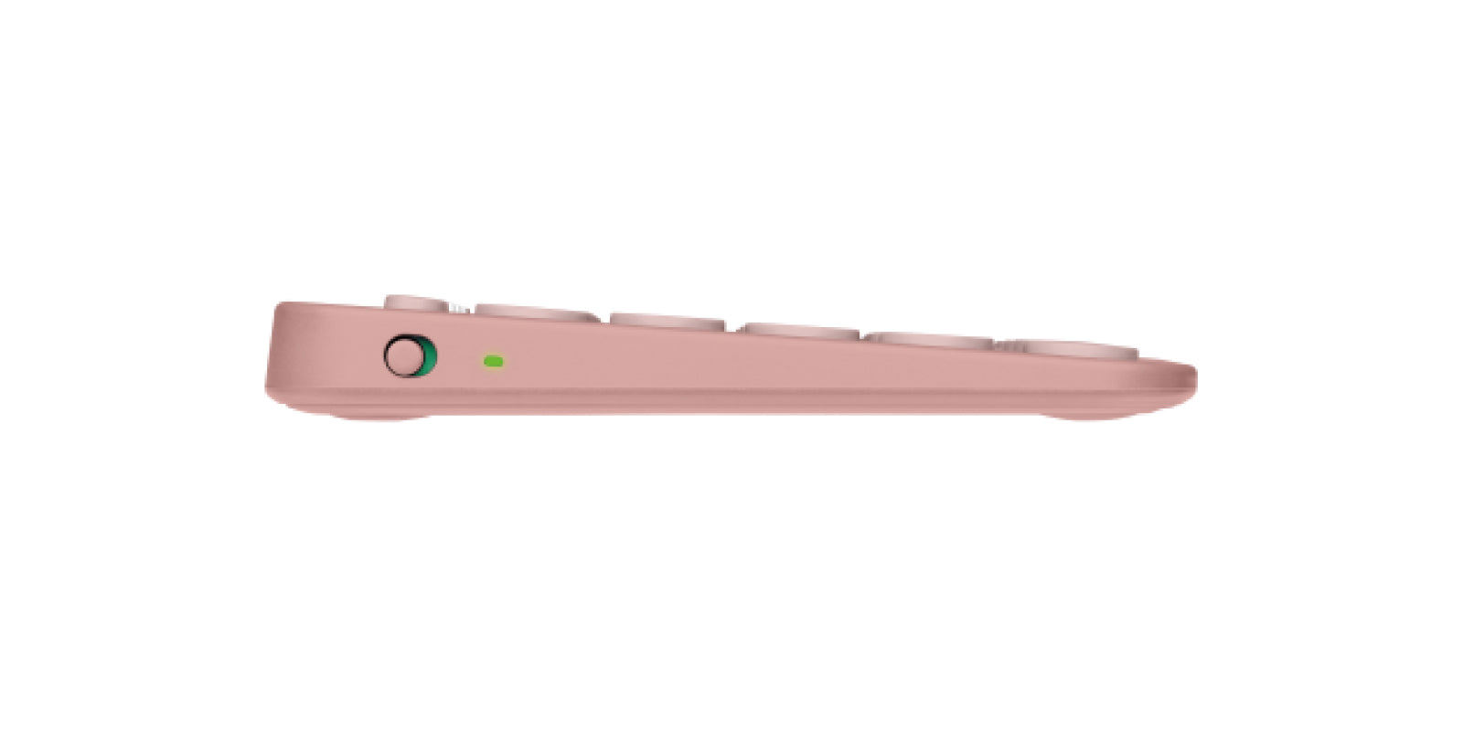 Logitech Pebble Keys 2 K380s – Mini Tastatur – Scherenmechanik – Bluetooth & 2,4 GHz (Logi Bolt) – AZERTY (FR) – pink