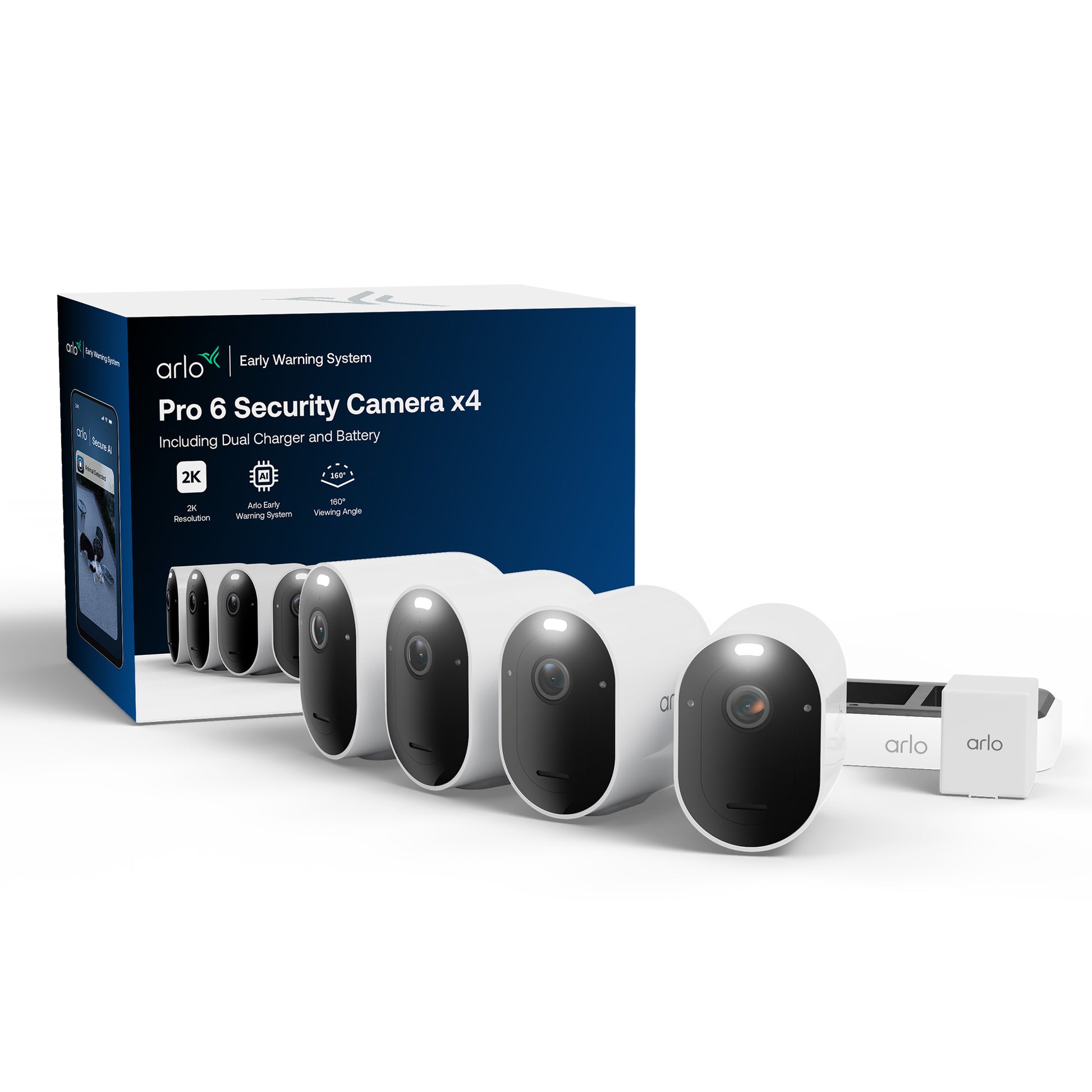 Arlo Pro 6 – 4MP – IR 5 m – WLAN – IP65
