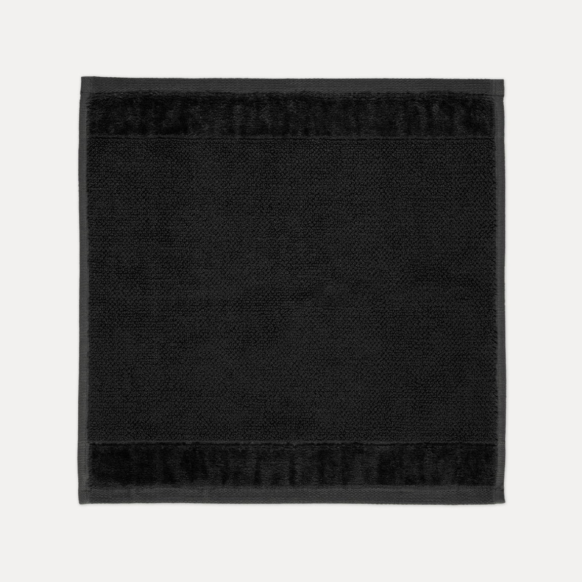 Möve Waschlappen Bamboo Luxe – 30×30 cm, Baumwolle/Viskose, Schwarz