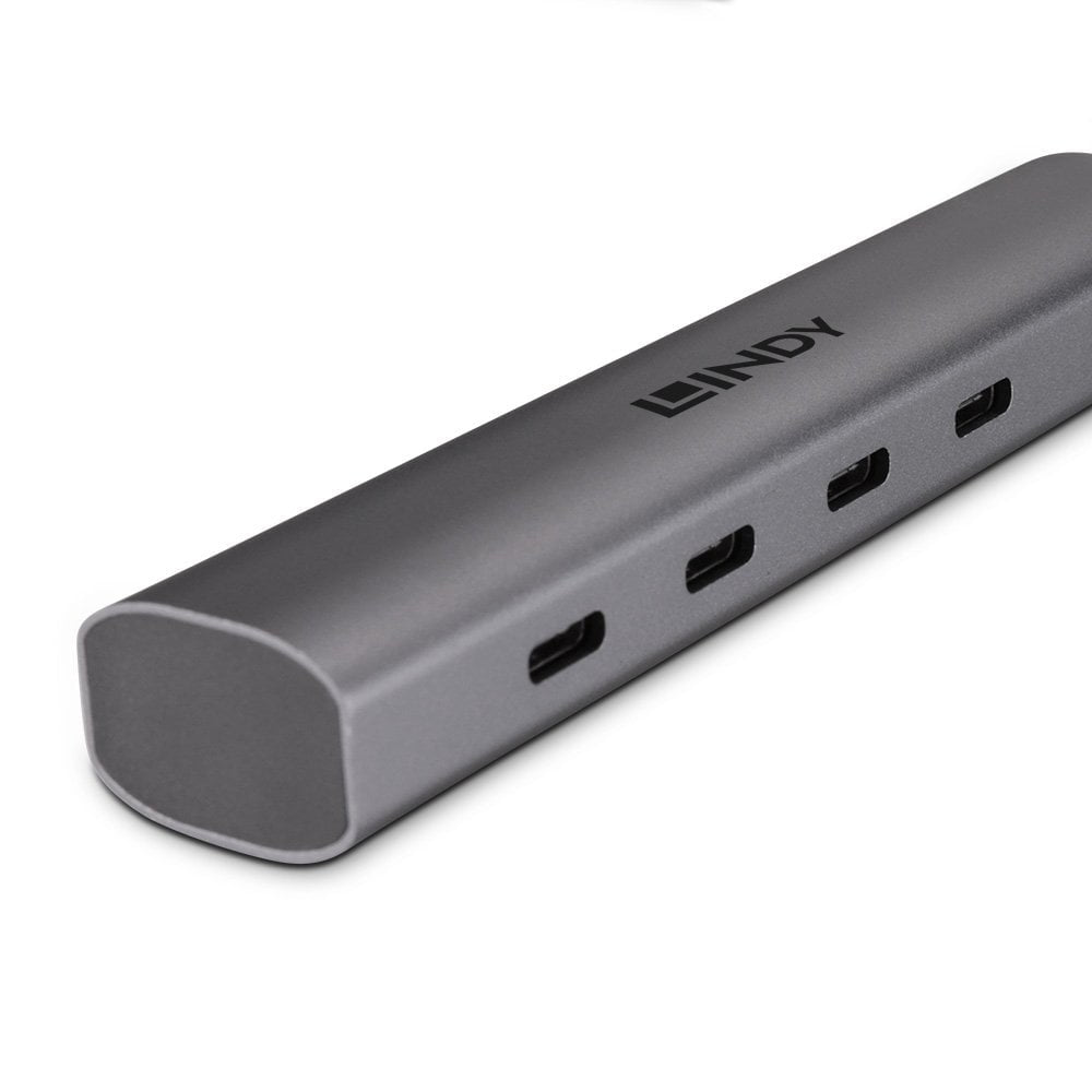 Lindy 43384 USB-Hub – USB-C, 4× USB