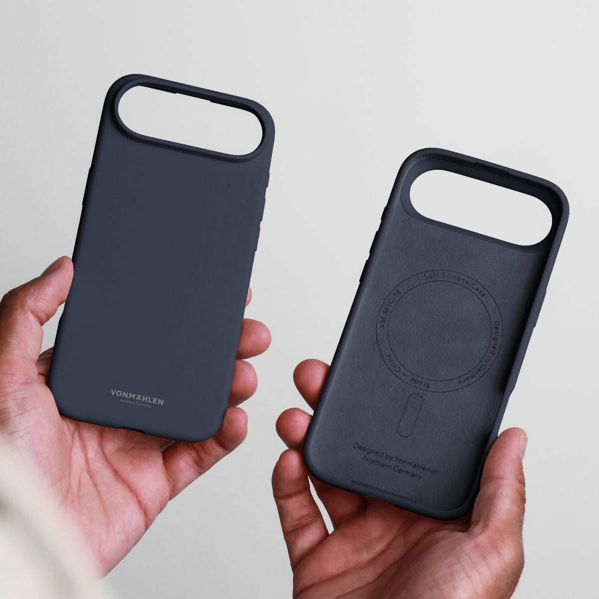 Vonmählen Backcover – für Apple iPhone 17 Air – dunkelblau – Silikon, MagSafe-kompatibel