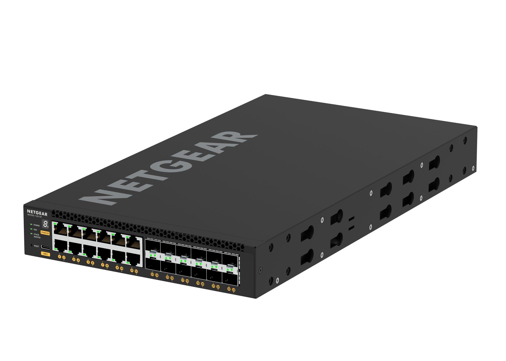 NETGEAR M4350-12X12F – Managed Switch – 12×10G RJ45, 12×SFP+, L3, 1U