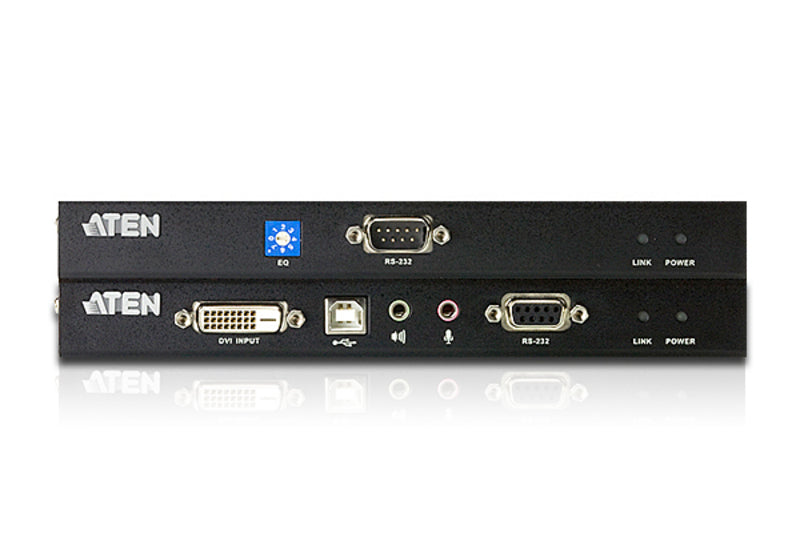 ATEN CE600 – KVM-Extender-Set, DVI – 1920 × 1200/60 Hz (bis 30 m), USB, RS-232 – bis 60 m über Cat 5e