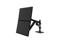 Ergotron LX Pro 45-690-292 – Monitorarm Tischhalterung – 2 Monitore – bis 27" – VESA 75×75/100×100 mm – bis 10 kg