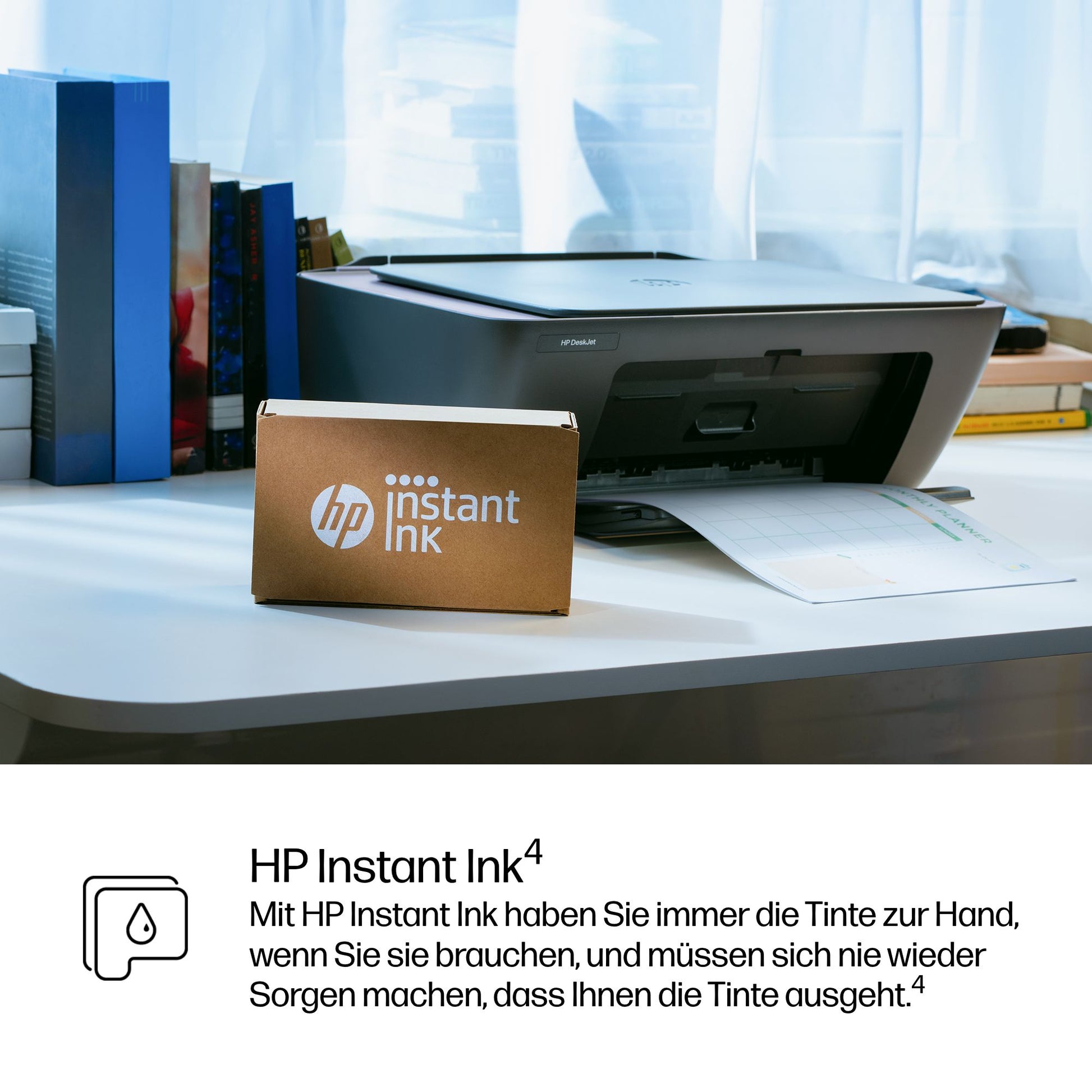 HP Deskjet 2921 Wireless – Farbtintenstrahl-Multifunktionsdrucker, A4, 3-in-1, Duplex, WLAN, AirPrint, Mopria