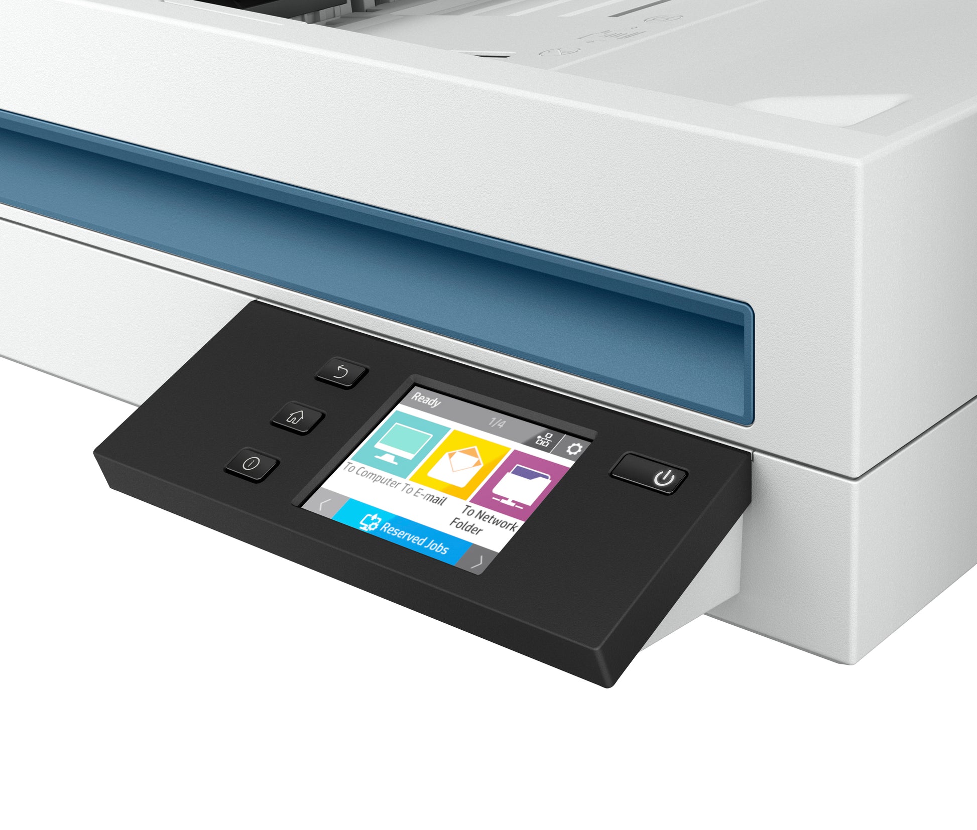 HP ScanJet Enterprise Flow N6600 fnw1 – Flachbett + ADF, A4, Duplex, ADF 100 Blatt, WLAN/LAN, 1'200 dpi