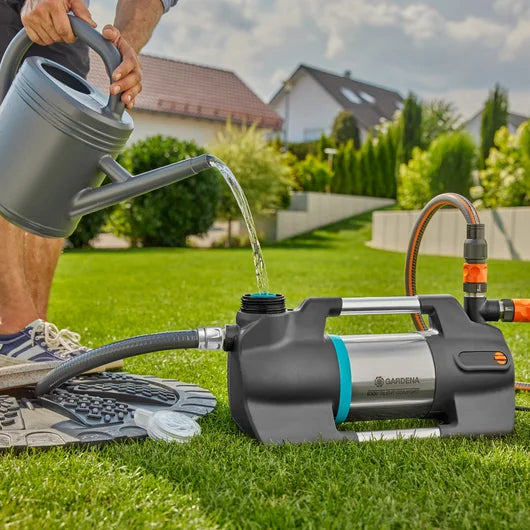 Gardena Sauggarnitur – Ø 25 mm × 4 m, Schwarz, für Wasserpumpen