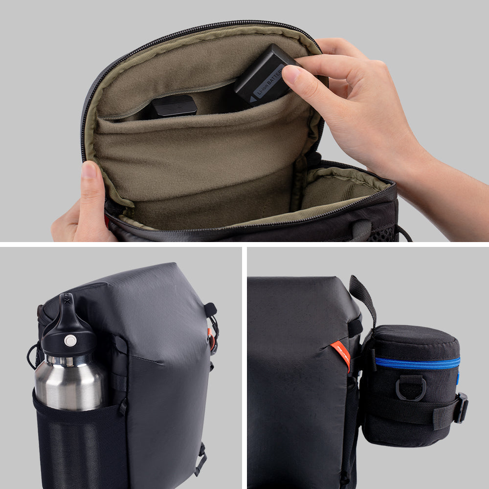 PGYTECH P-CB-257 Toploader-Koffer – Cordura (PA) mit PU-Beschichtung – Schwarz