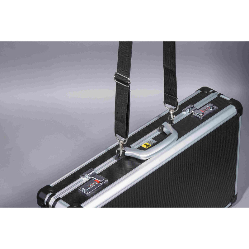 Allit AluPlus Protect 36 Werkzeugkoffer – mit Schaumstoffpolster, abschliessbar, B 355 × H 135 × T 325 mm