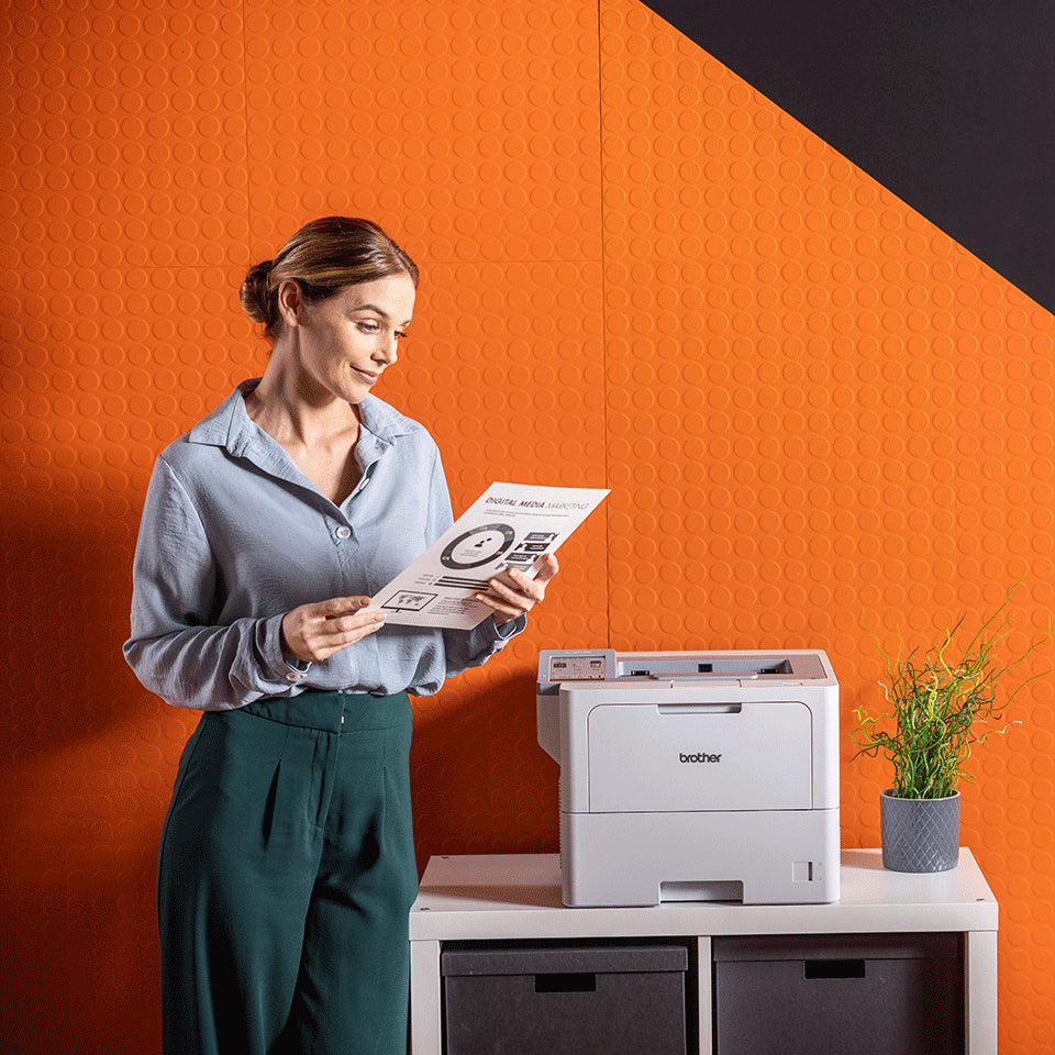 Brother HL-L6400DN – A4, S/W, Duplex, 50 S./Min., 1200 × 1200 dpi, USB, AirPrint, Papier: 520 Blatt