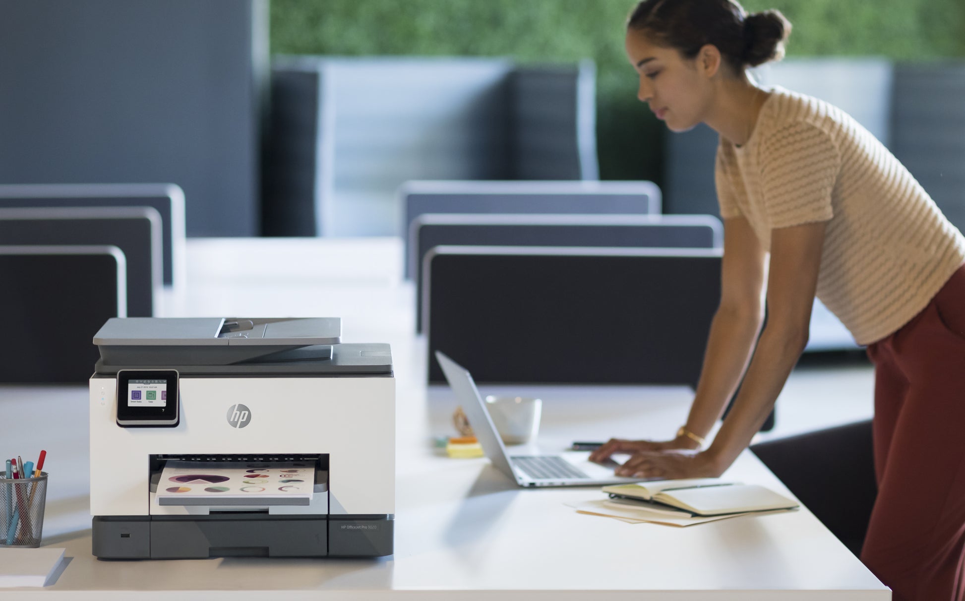 HP OfficeJet Pro 9025 – Farbtintenstrahl-Multifunktionsdrucker, A4, 4-in-1, Duplex, ADF, WLAN/LAN, AirPrint