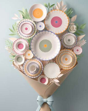 Villeroy & Boch Fleur Dessertschale – Porzellan, Grün, Rund, 6 Stück