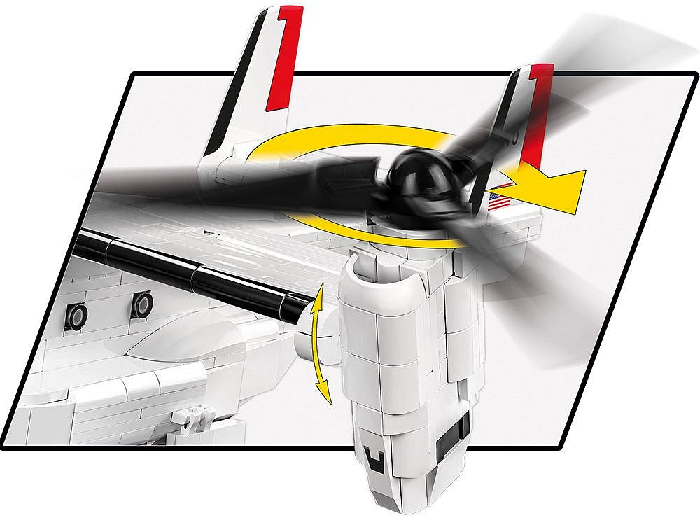 COBI 3D Puzzle Bell-Boeing V-22 Osprey – 1136 Teile – Kunststoff – ab 9 J.