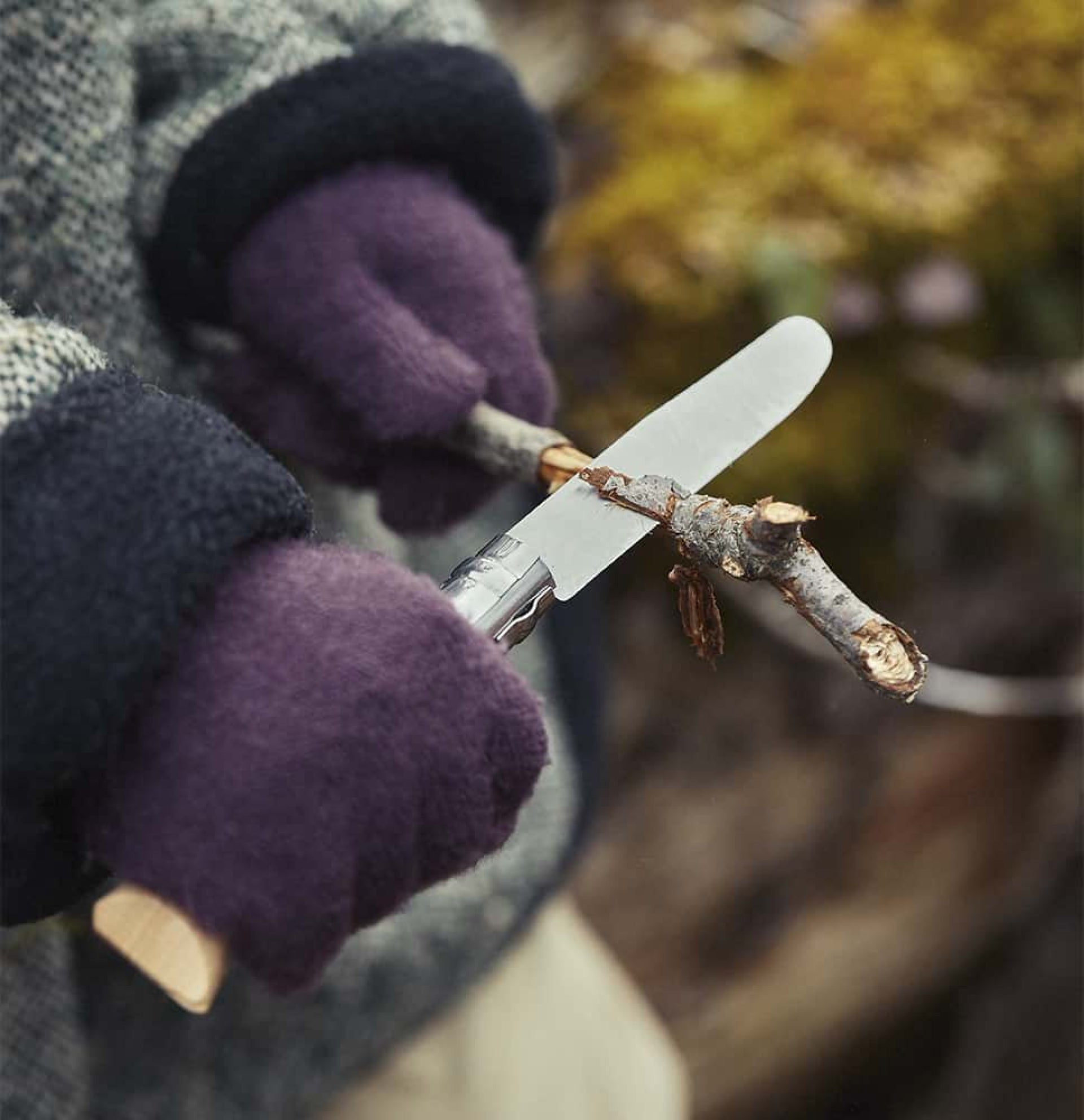 Opinel N°07 Mein Erstes – Klappmesser 80 mm, Holzgriff, Virobloc