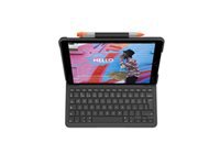 Logitech Slim Folio Notebook-Schutzhülle – für iPad (7. Gen) 10,2", graphit