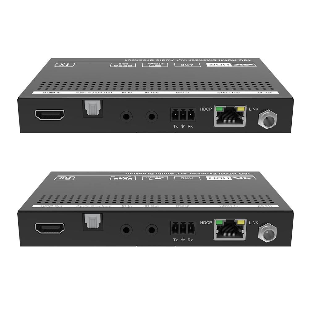 Vivolink HDBaseT-Extender-Set, bis 70 m, Audio-Breakout