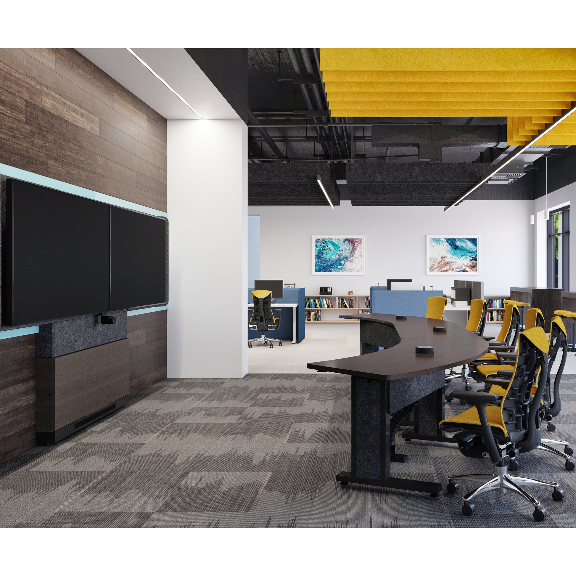 Middle Atlantic Digital-Signage-Stand – Boden-zu-Wand, 136 kg Tragkraft – Schwarz/Grau – FM-DS-6675FW-HA3B